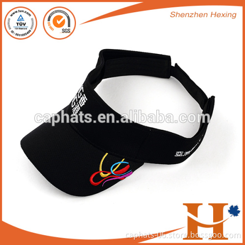 2016 wholesale caps rubber band adjust custom promotional visor